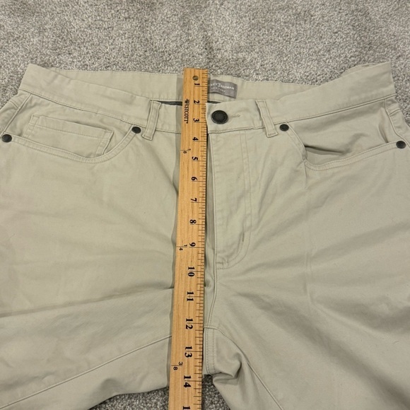 Hickey Freeman 5-Pocket Stretch Cotton Button-Front Trousers Size 34 x 30 EUC - Picture 10 of 10